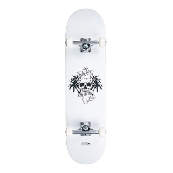 Quiksilver Isle Of Stoke Skateboard - White 8 X 32 Street