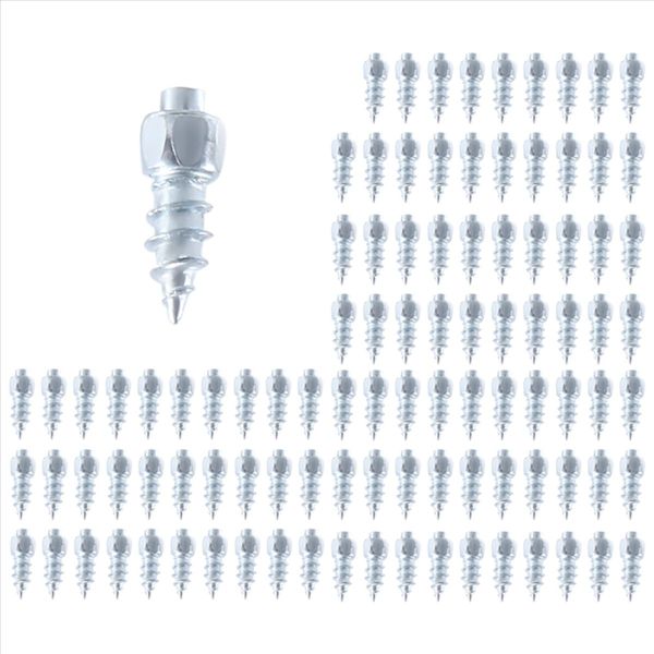100 Pcs 12Mm Tire Studs Carbide Screw Compatible with Universal