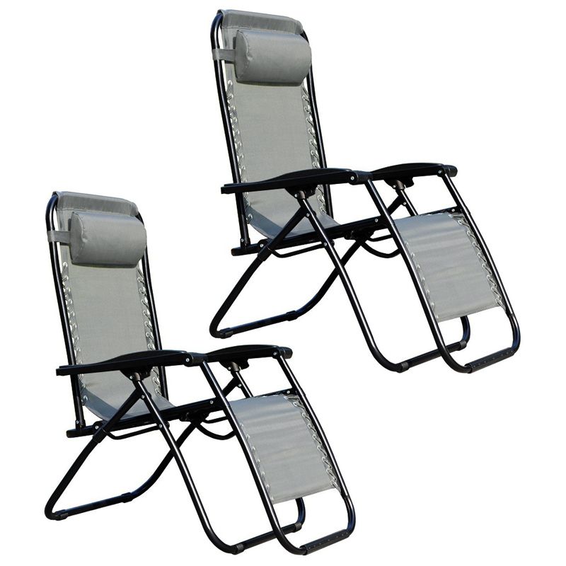 2 Outdoor Sun Lounger Folding Reclining Patio Chairs Shop Today. Get