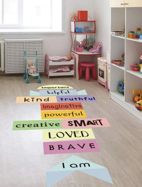 Kids Affirmation Floor Sticker - 56cm x 150cm