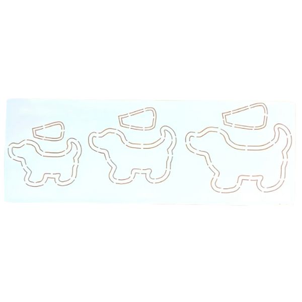 Craft Miniature Dog Template/Stencil For Handmade DIY Projects - 35.5cm