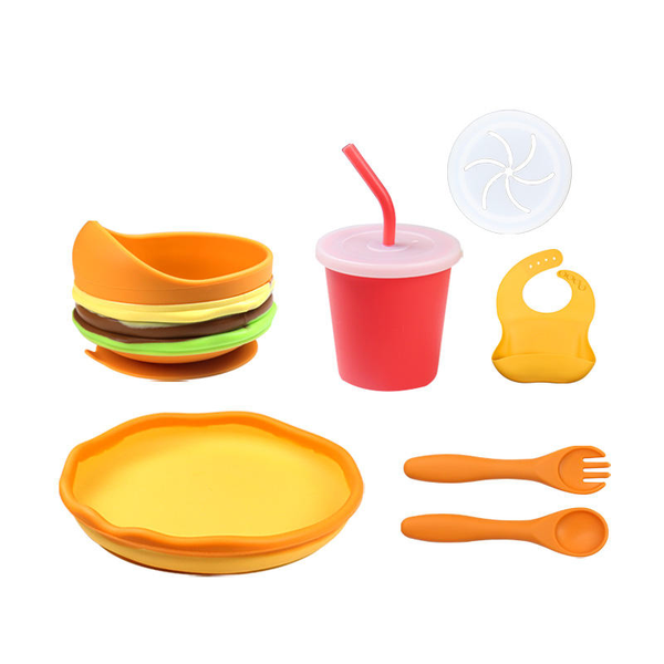 Silicone Baby Tableware Set - 6 Piece