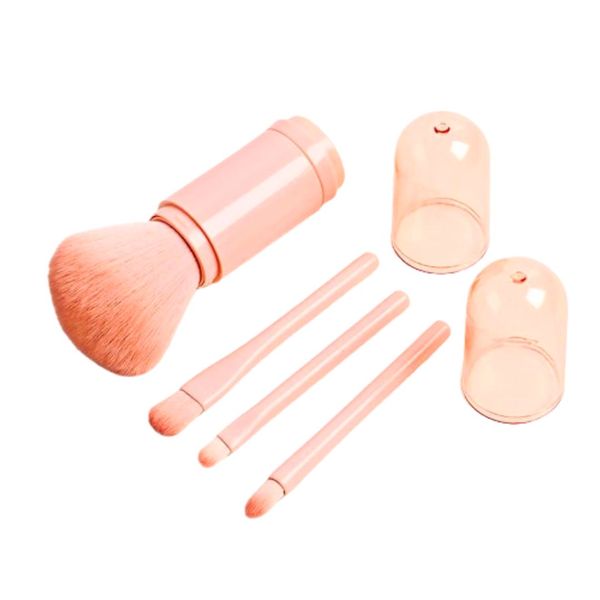 Travel Makeup Brush Set 4-in-1