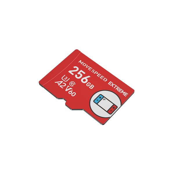 MoveSpeed 256GB 160MB/s microSD TF Memory Card Extreme For Pro Gaming