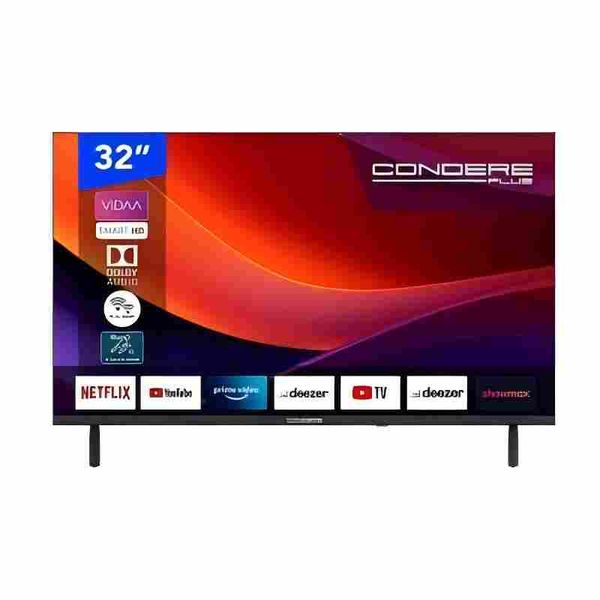 Condere Plus 32" HD LED Smart TV - VIDAA OS, Dolby Audio, HDR, Wi-Fi
