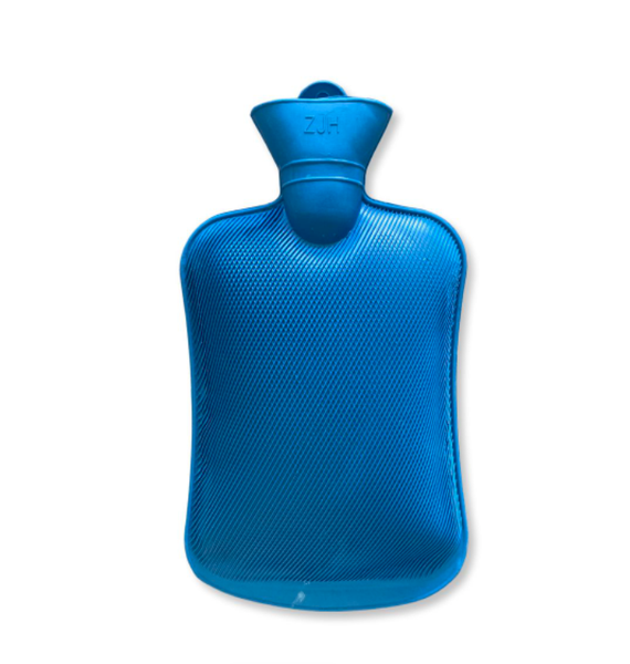 2L Rubber Ribbed Hot Water Bottle