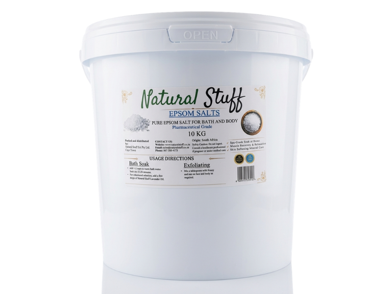 Natural Stuff Epsom Salts 10kg - Relax, Soothe &amp; Revitalize
