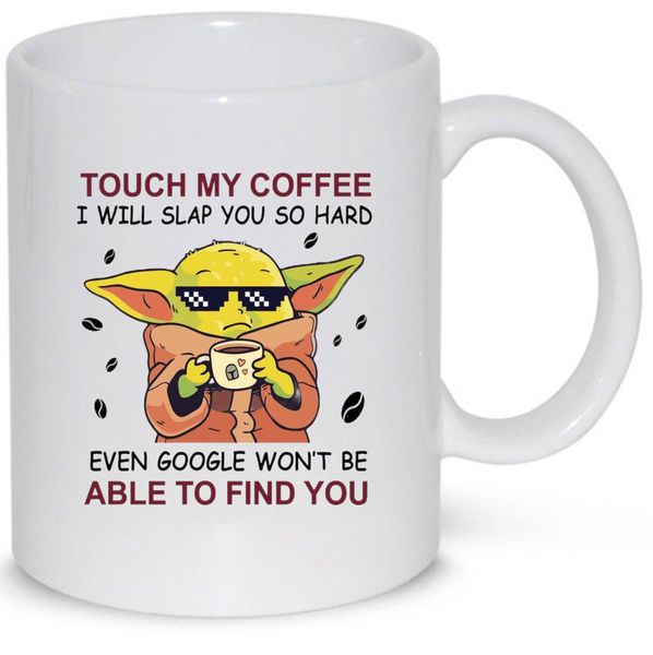 Don't Touch My Coffee Yoda Star Wars V4 Pack Mug