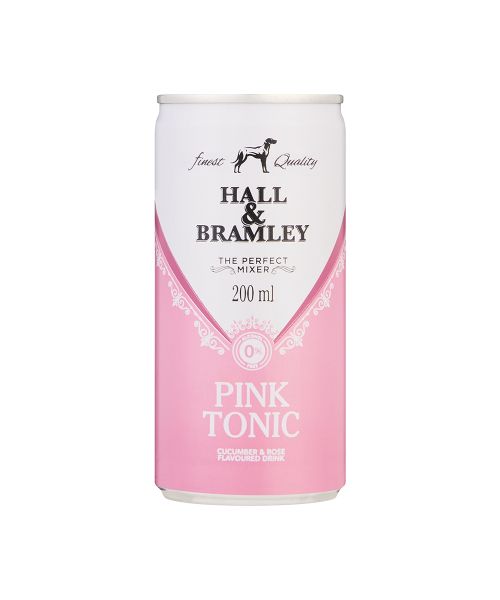 Hall &amp; Bram Pink Tonic Can 200ml x 24