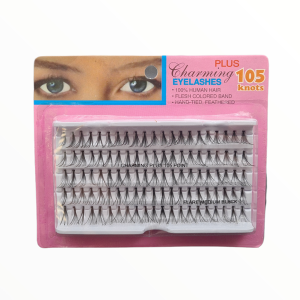 Charming Eyelashes (Flared Medium Black)