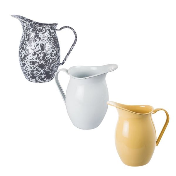 Water Pitcher 15cm Enamel (3 Pack)