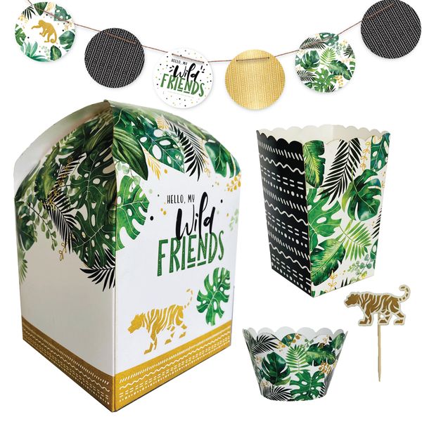 Wild One Party Decoration Pack – Set of 12