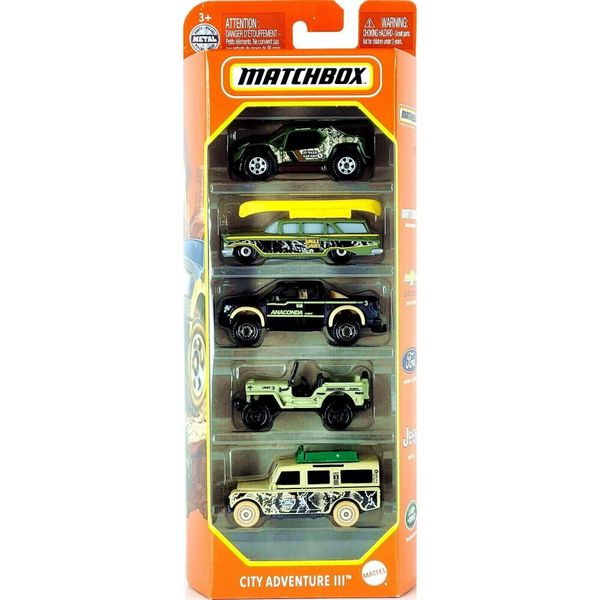 Matchbox 5 Car Giftpack Assorted