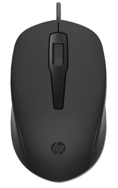HP 150 Wired Mouse 1600 DPI Optical - Black