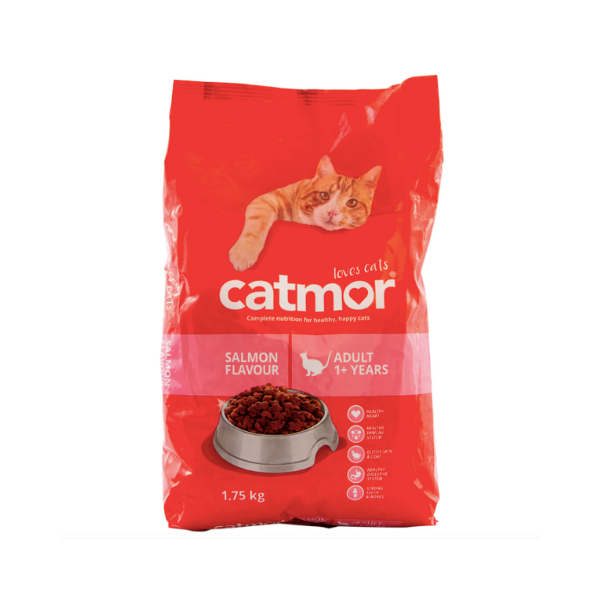 Catmor- Adult Salmon Flavour Dry Cat Food 1.75kg x 10 Pack