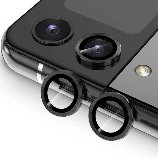 MXM™ Metal Ring Camera Lens Tempered Glass Protector For Samsung Z Flip 4