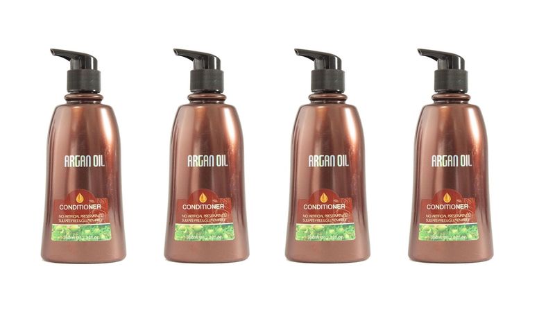 Moroccan Argan Oil Conditioner - Salon Professional 350ml - 4 Pack