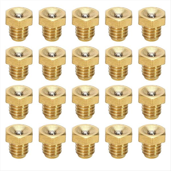 Metric Male Thread Flush Straight Grease Zerk Nipple Compatible with None