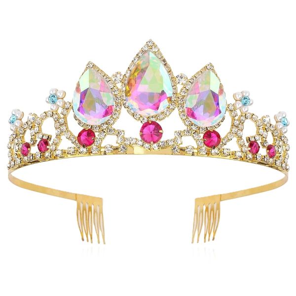 Tiara Crowns for Women Girls Elegant Princess Crown Tiaras for Women Bridal