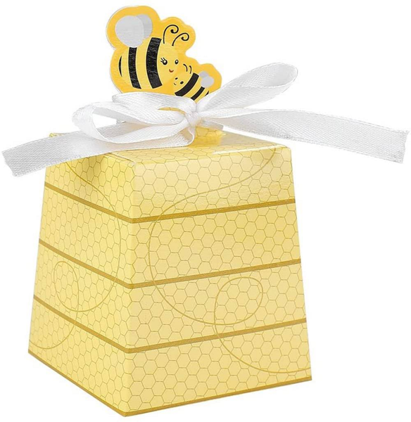 Bee Party Favor Boxes - Set of 10