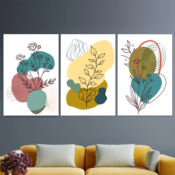 Set Of 3 - 28X40Cm - Boho Style image