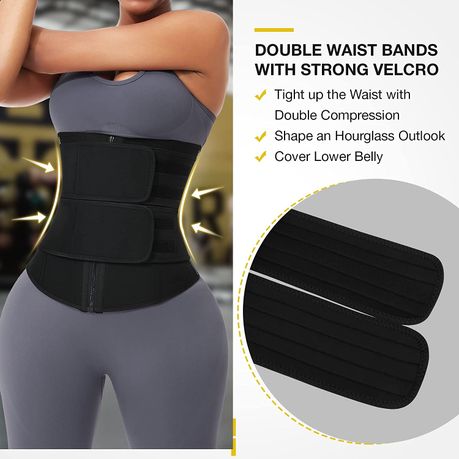 Sweat Waist Trainer Corset Trimmer, Lower Belly Fat Workout Sport Girdle, Shop Today. Get it Tomorrow!
