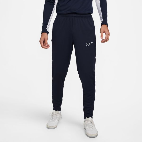 Nike Men's Dri-FIT Academy Zippered Soccer Pants - Obsidian/White