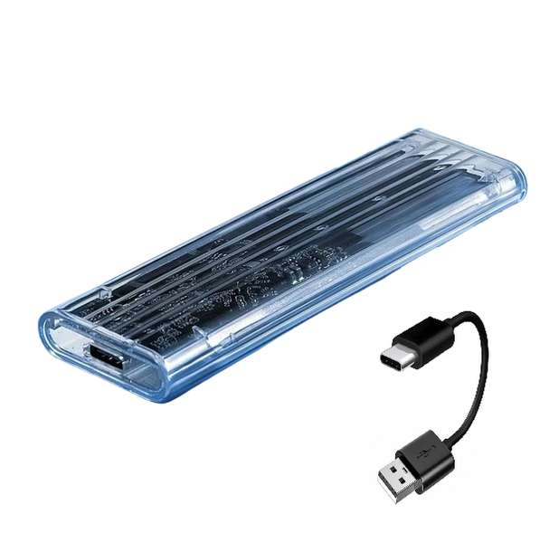 10Gbps Transparent NVME to USB3.1 Type-C Enclosure