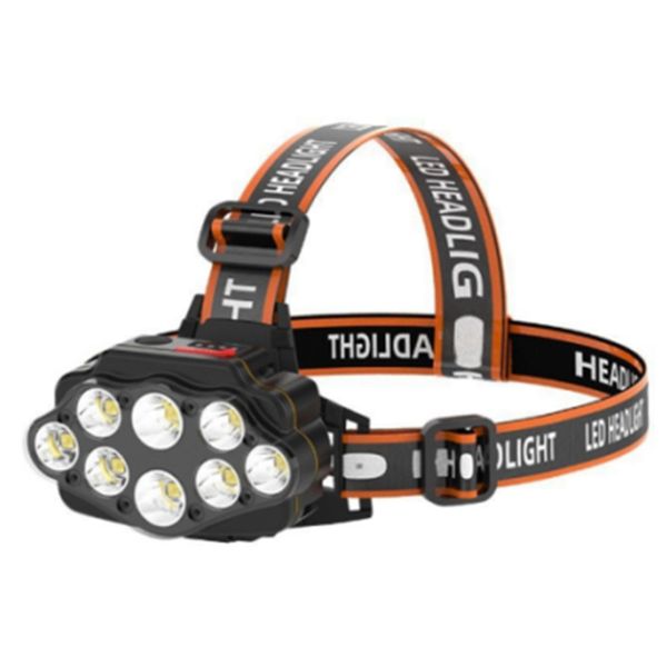 Head Flashlight Waterproof Usb Charging Headlamp 13000Lm Rechargable