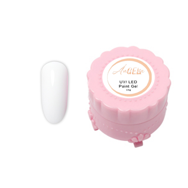 Angelyc Gel Polish - Paint Gel - White