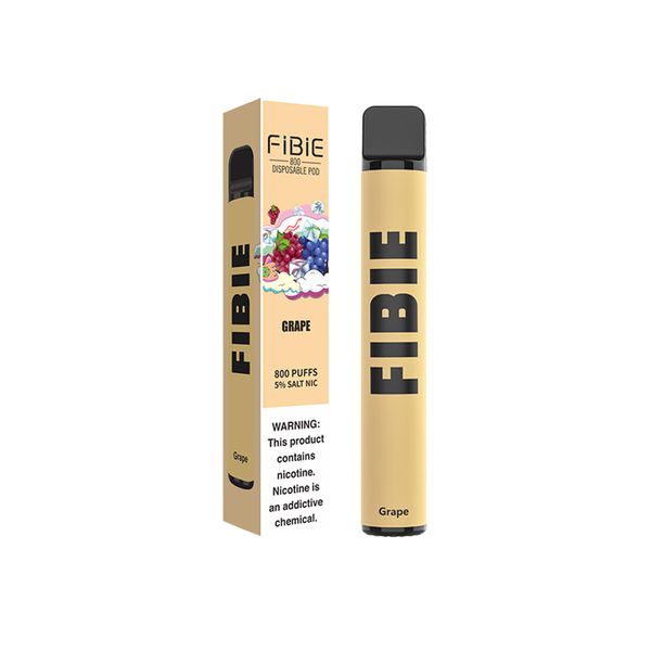 FIBIE 800 Puffs Grape 50mg