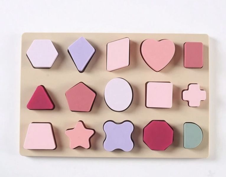 Silicone 3D Shape Puzzle for toddlers and kids