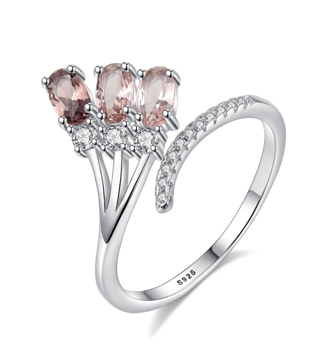 Three-Graces 925 Sterling Silver Statement Ring for Women | Shop