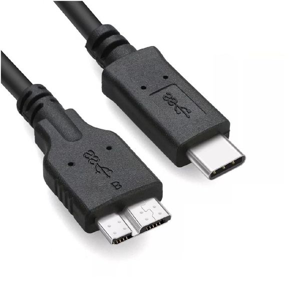 QYNIAL USB C To Micro B Cable Compatible With External Hard Drives 1m