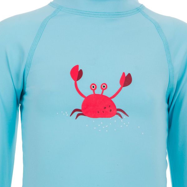 Nabaiji Baby Long-Sleeve UV-Protection T-Shirt - Blue