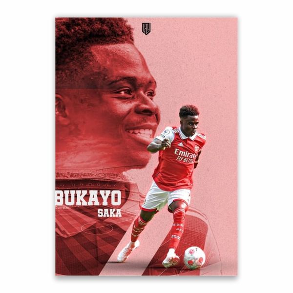Bukayo Saka Emirates Stadium Poster - A1
