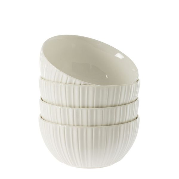 George &amp; Mason - Richmond Lined Edge Bowl 15.5x7cm - 4 Piece