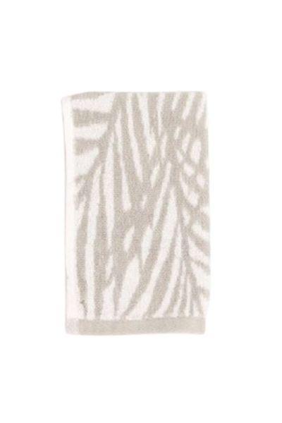 Cascade Palm Guest Towel - Cement