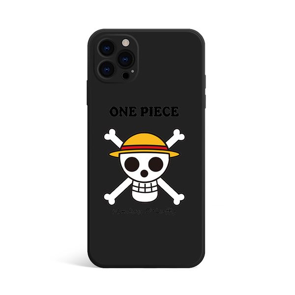 One Piece Anime Silicone Cover - Straw Hat - iPhone Series