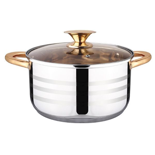 High Quality Thick 5 layer Stainless Steel Soup Stew Non Stick Pot