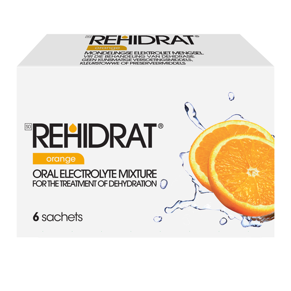 Rehidrat Oral Electrolyte Mixture Orange 14g x 6 sachets