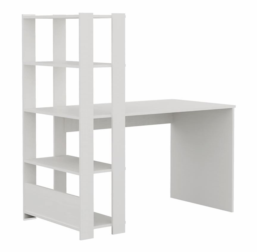 Study Desk Home Office 4 Tier Bookshelf Combo