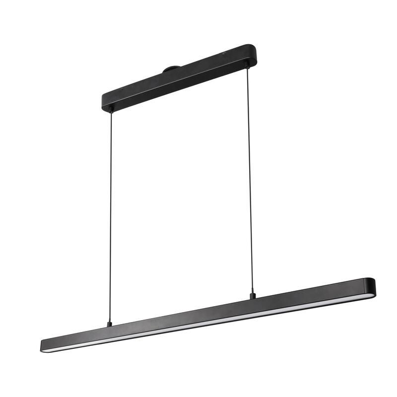 Inspire Matt Black Led Pendant Lamp Warm White