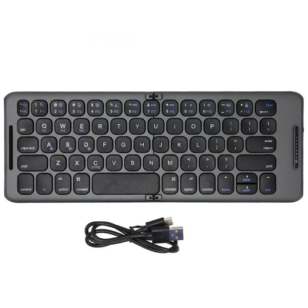 Foldable BT Keyboard 65 Keys, Type C, Multi OS
