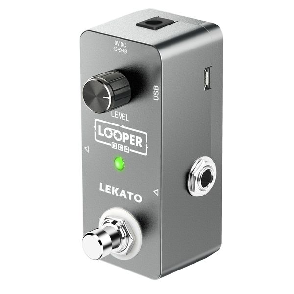 LEKATO Guitar Looper Effect Pedal 5 Minutes Looping ONE Looper Unlimited