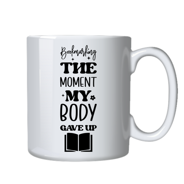 Bookmarking Ideal Fiction Book Reader Gift Writing Mug Cup 402