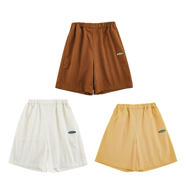 Boys' Essential Cotton Shorts| 3-Pack Neutral Set