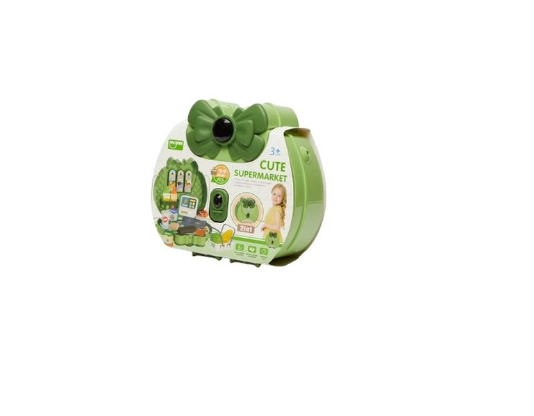 2-in-1 Supermarket Toy Purse - 22-Piece Play Set
