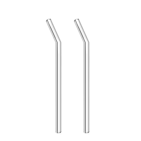 Can Shaped Drinking Glass with Clear Bent Glass Straw - Set of 2, Shop  Today. Get it Tomorrow!