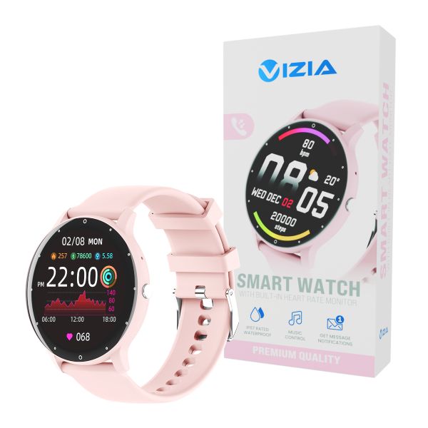 Vizia Strive Series Smartwatch with Fitness Tracking &amp; SOS Emergency